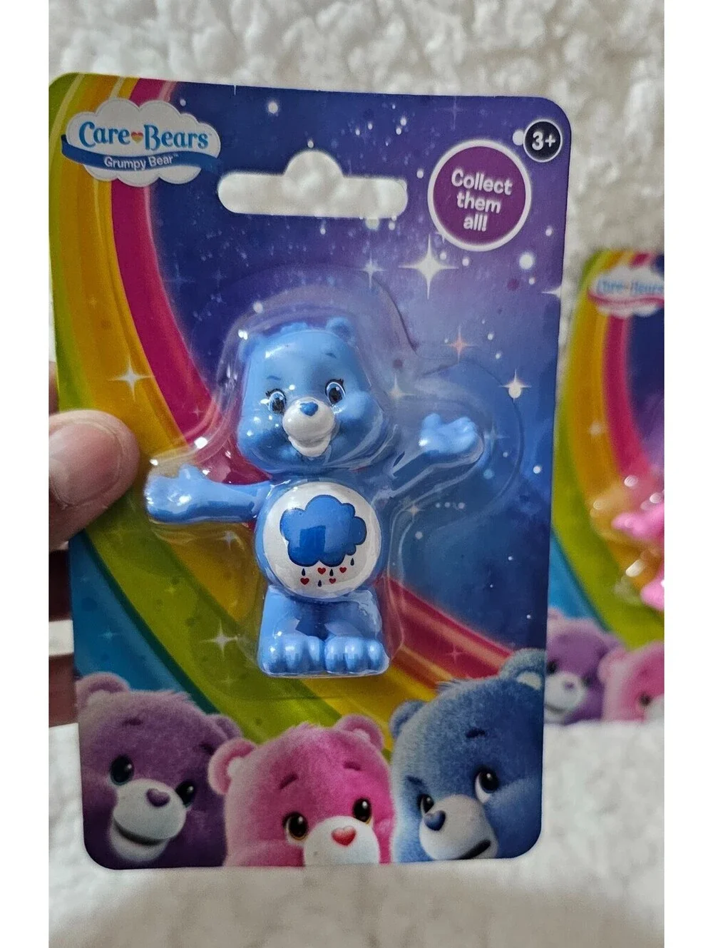 (Set of 4) New Care Bears Mini Figures Plastic Cheer Share Grumpy Love A Lot Toy